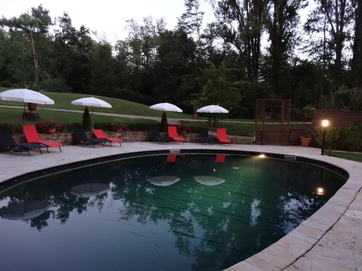 Hostellerie Restaurant Les Gorges De L'Aveyron Bruniquel Luaran gambar